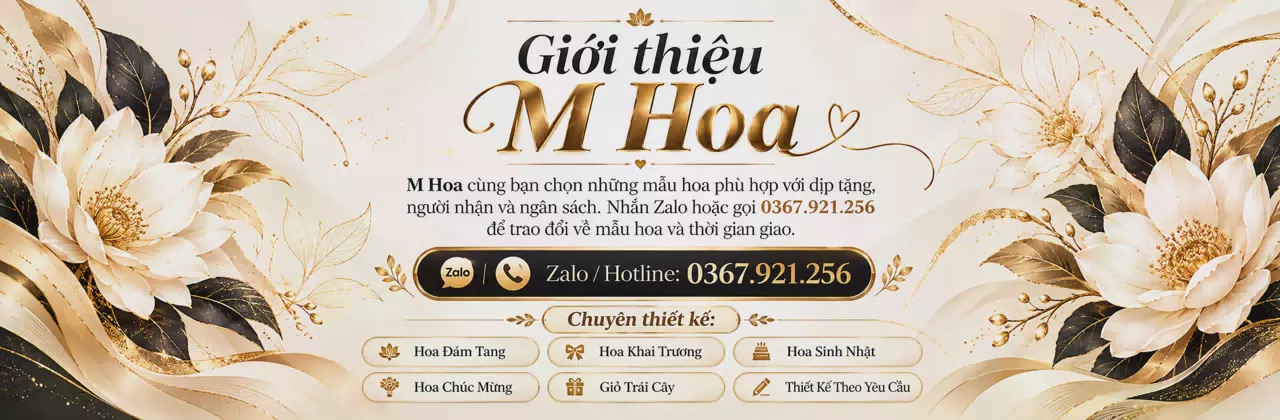 Ảnh bìa Shop hoa tươi Phường Ô Chợ Dừa Hà Nội - Cùng bạn gửi lời cảm ơn